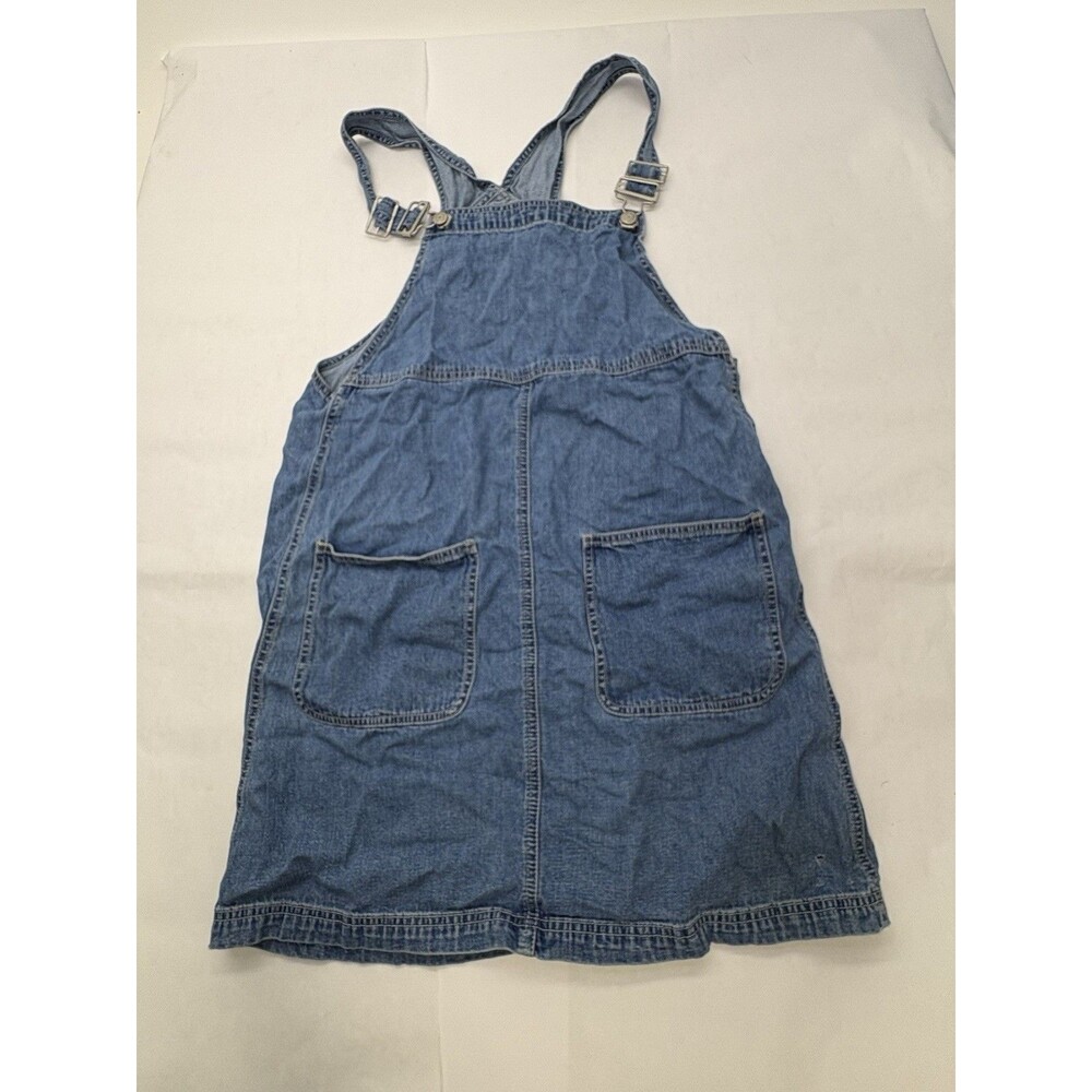 Vintage Gap Denim Overall Dress Womens M Blue Jean Jumper Pinafore 90s Y2K